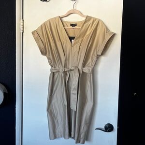 NWT Halston Beige Dress